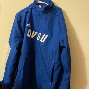 Adidas GVSU Half-zip Windbreaker